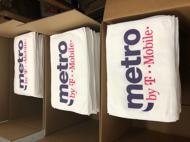 Metro by T Mobile Rally Towels For Promotional event